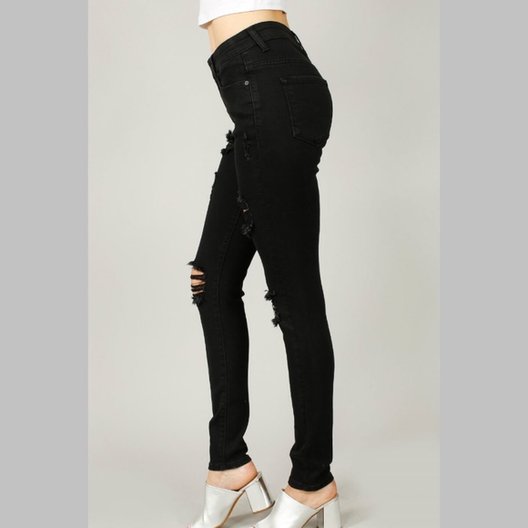 Kylie High Rise Super Skinny Jeans - Picture 4 of 5